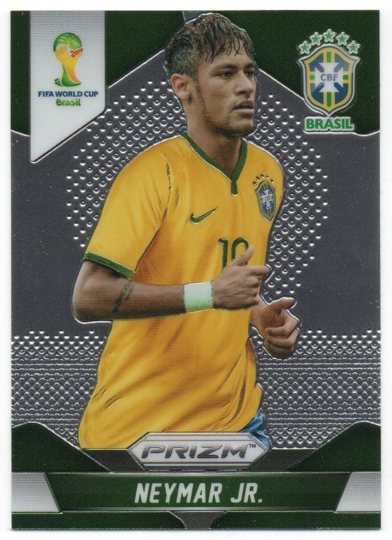 2014 Panini Prizm World Cup #112 Neymar Jr. RC Brazil – Quantities Available