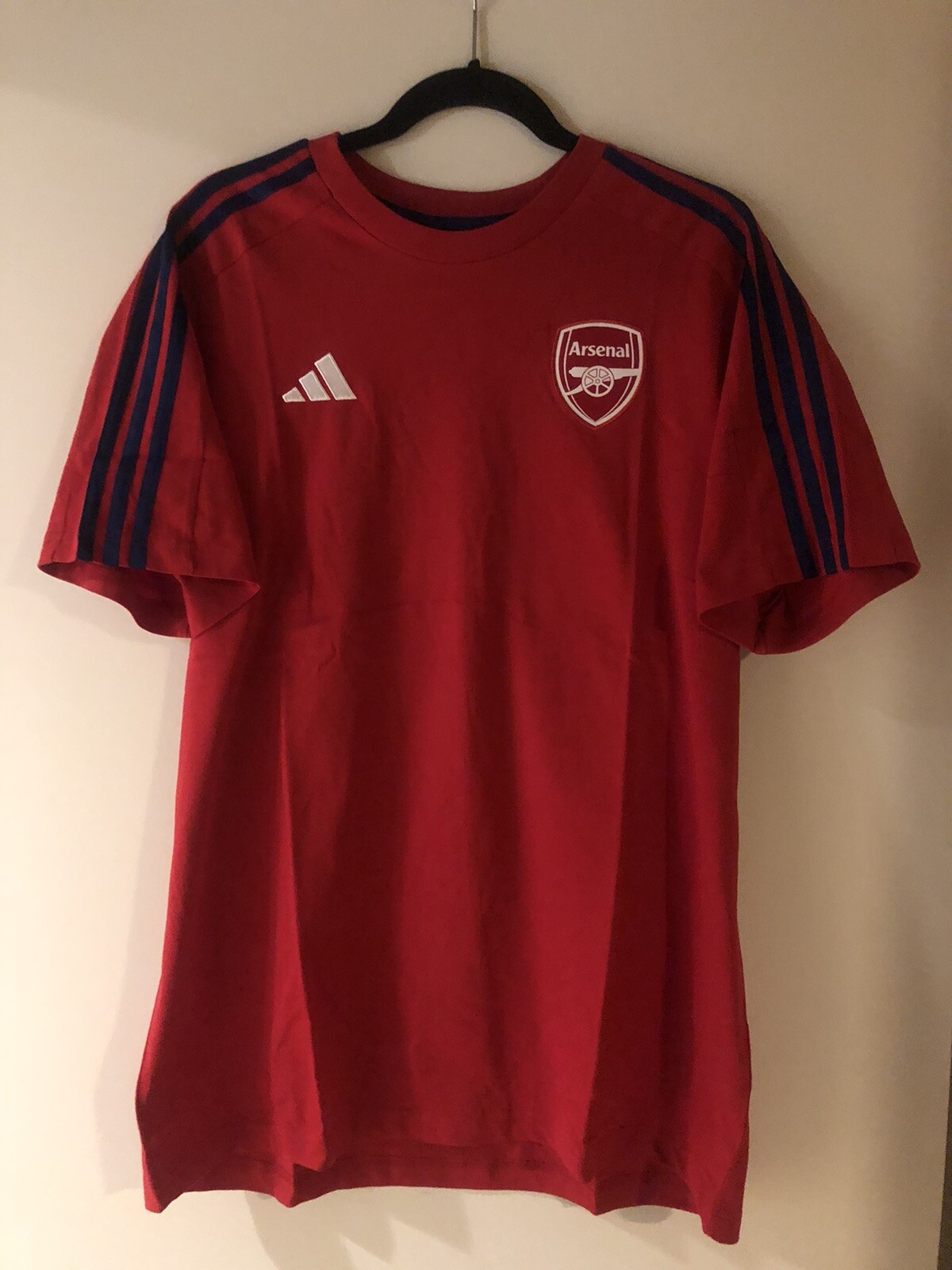 Arsenal FC Adidas 24/25 DNA Red T-Shirt Tee Soccer Football Gunners NWT Medium