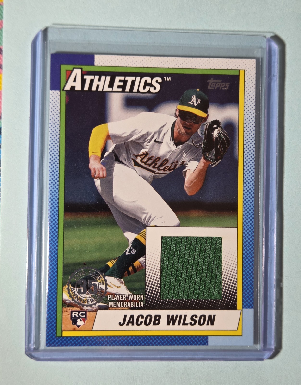 2025 Topps Series 2 1990 Topps Relic Patch ⚾ Jacob Wilson #90R2-JWI ⚾️ (RC)