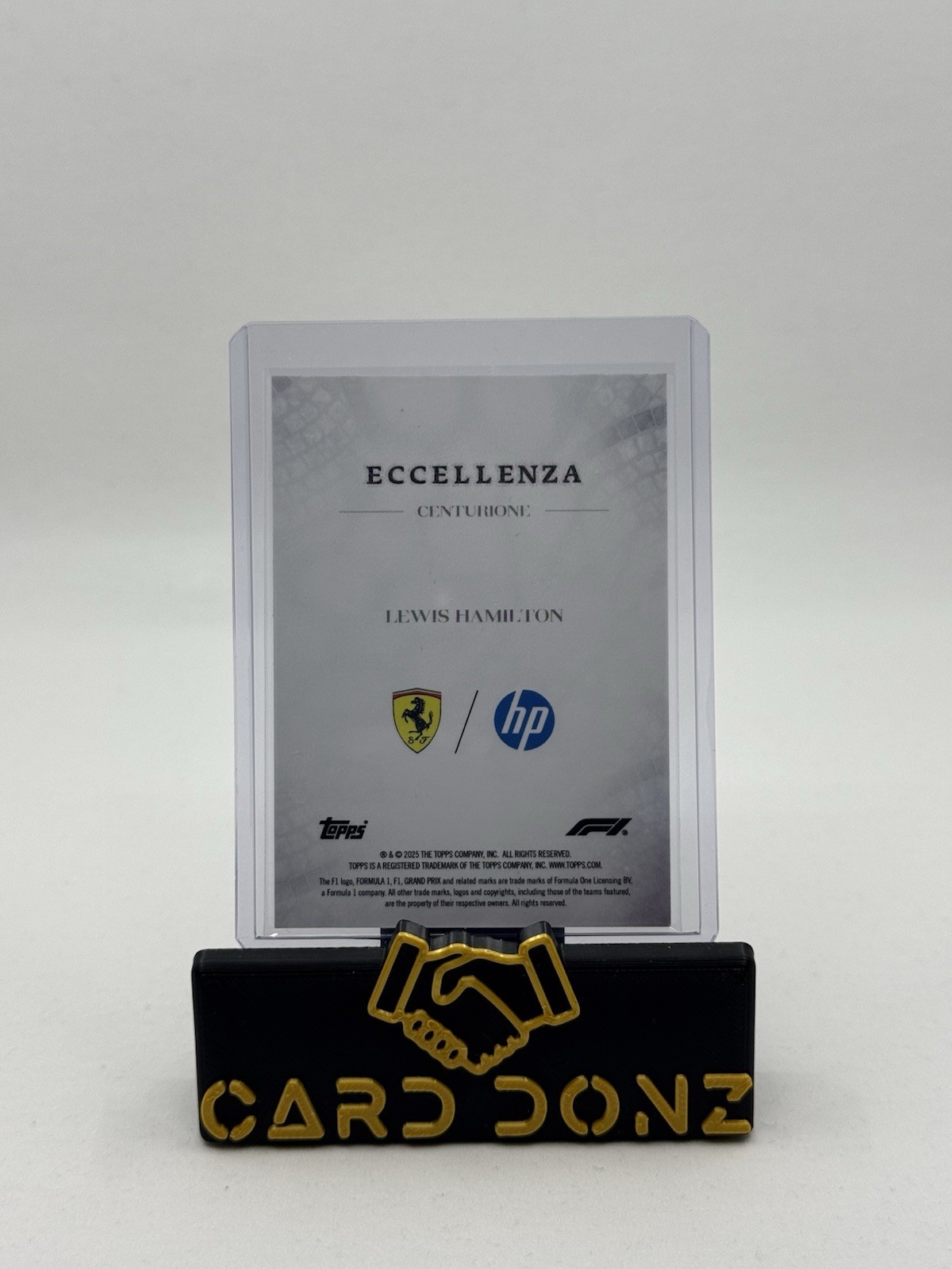 2025 Topps Formula 1 Eccellenza Lewis Hamilton Centurione Base