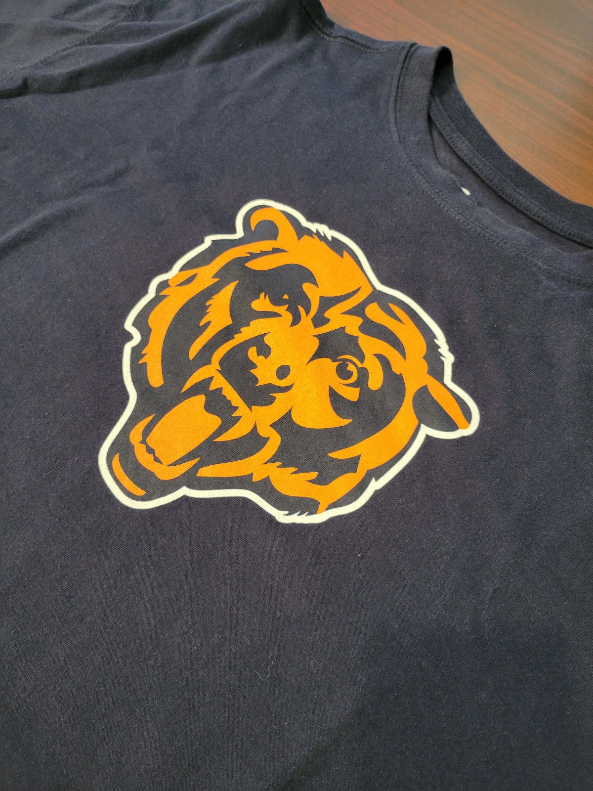 Chicago Bears Fanatics T-Shirt Mens 3XL Navy Blue NFL Football Graphic Tee