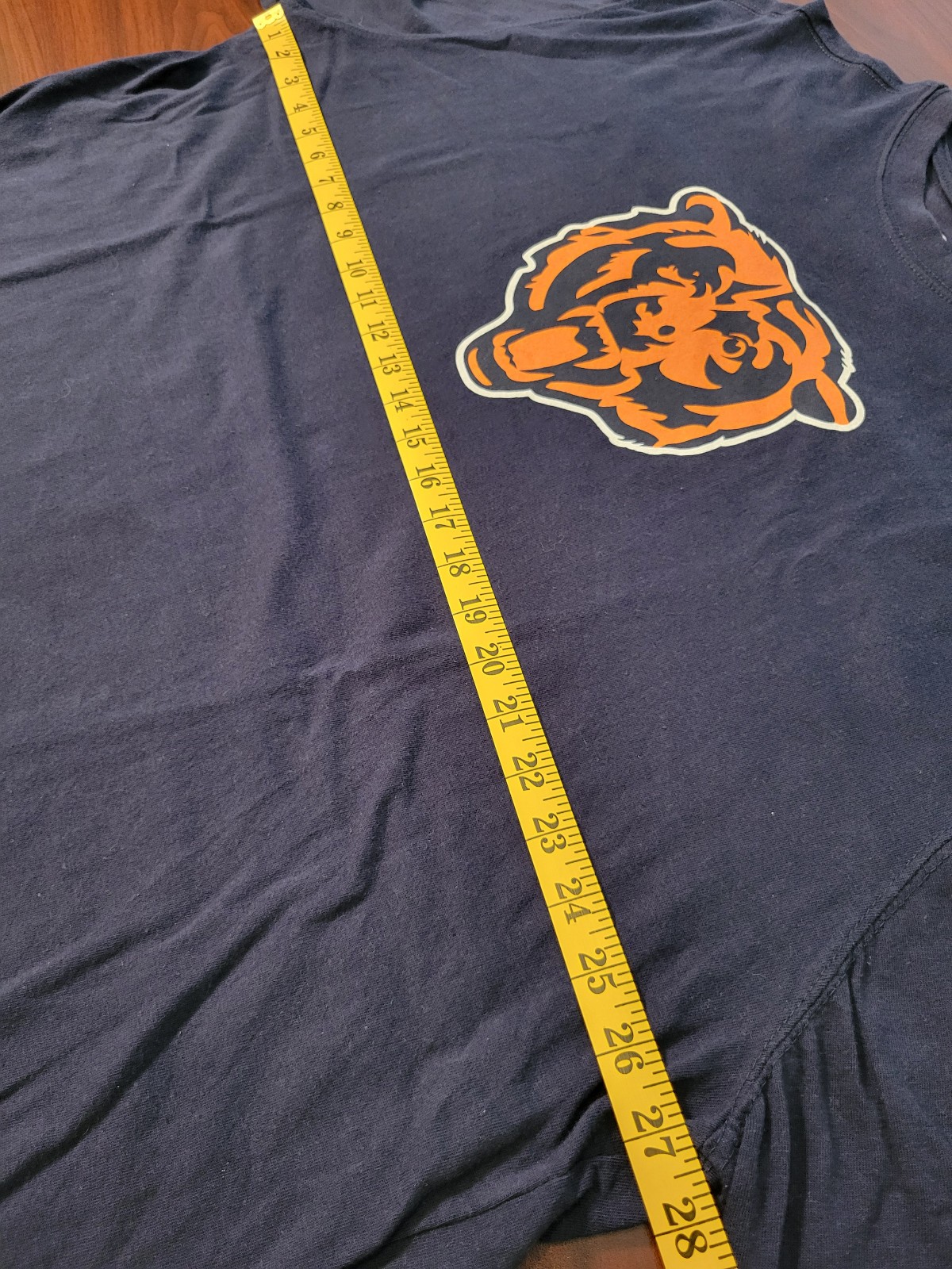 Chicago Bears Fanatics T-Shirt Mens 3XL Navy Blue NFL Football Graphic Tee