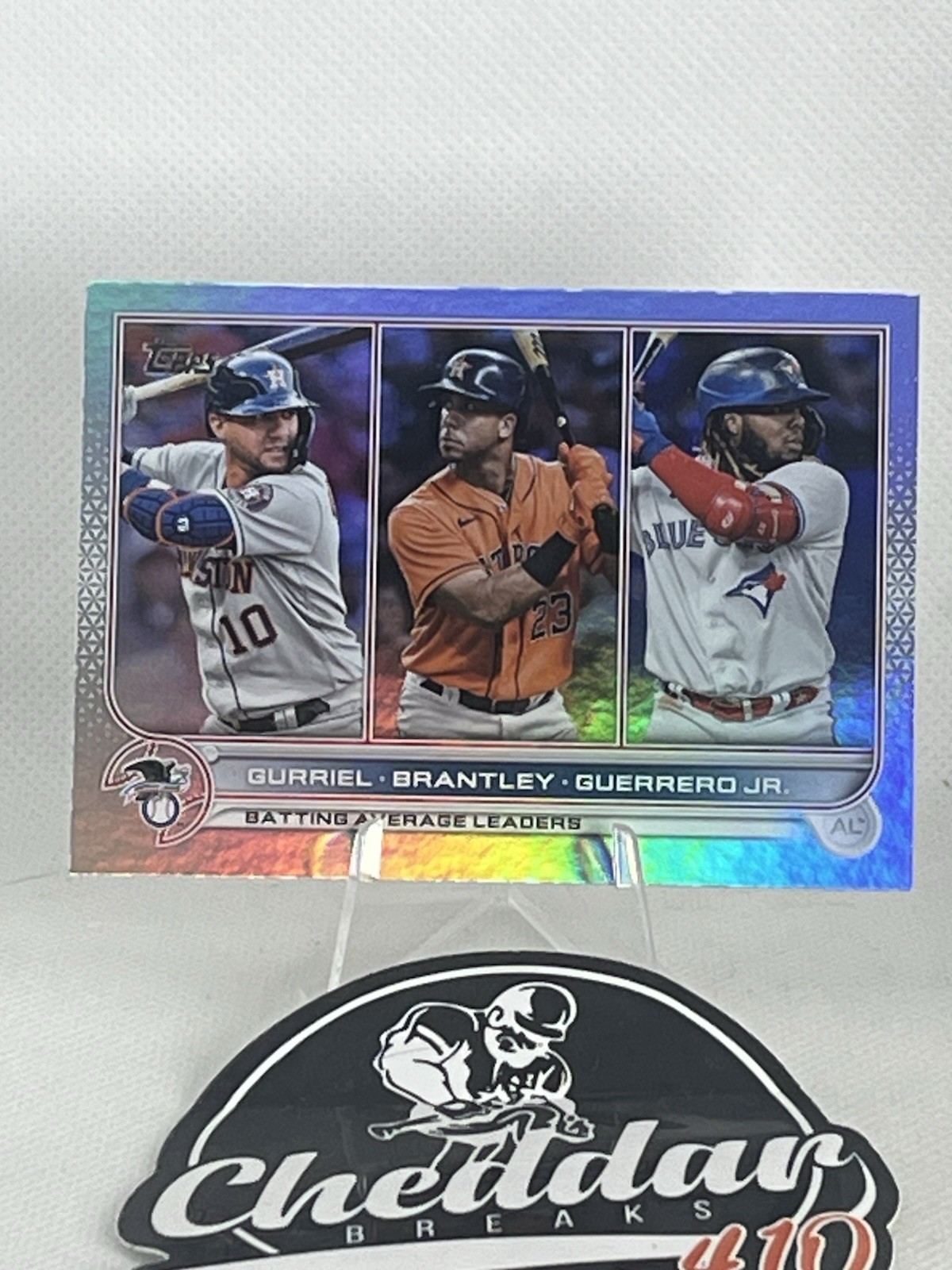 2022 Topps Series 1 Rainbow Foil AL Batting Average Leaders #165