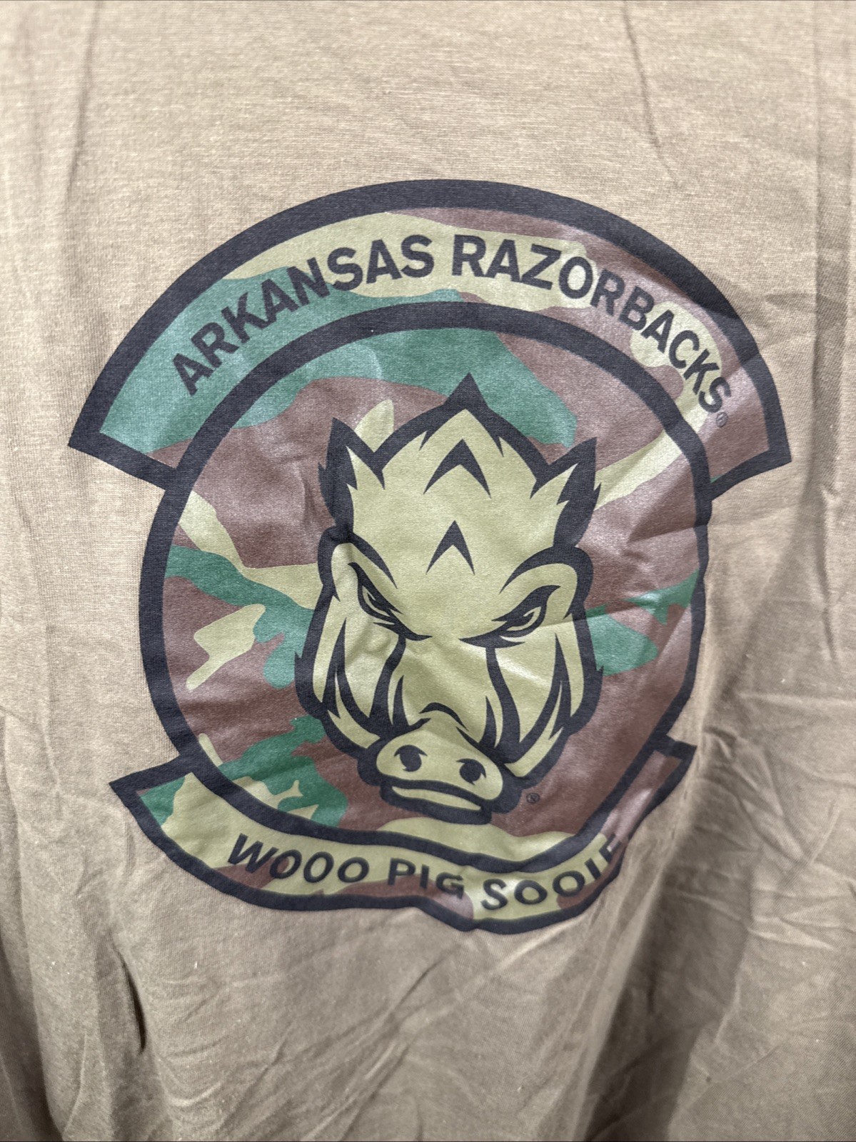 Arkansas Razorbacks Salute to ServiceNike Long Sleeve Green Shirt Men’s SZ XXXL