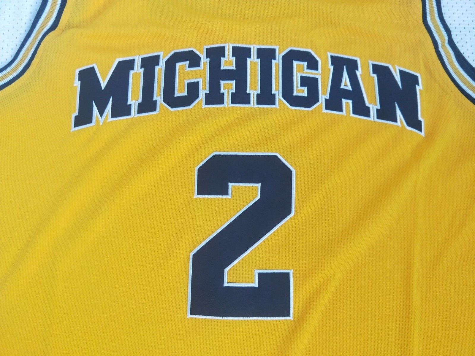 Men’s Retro Jordan Poole MICHIGAN #2 Basketball Jersey Stitched