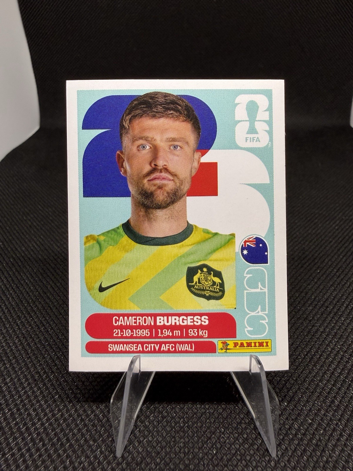 2026 Panini FIFA World Cup Sticker Cameron Burgess #AUS 8 – Australia