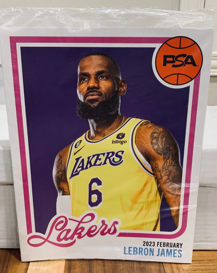 LEBRON JAMES PSA Magazine February 2023 Official PSA Price Guide Sealed LAKERS