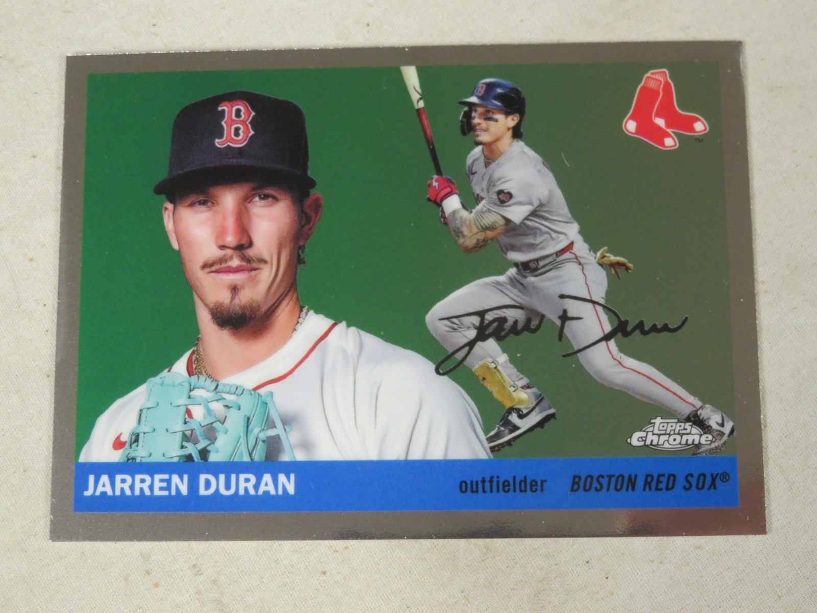 2025 Topps Chrome Platinum #2 Jarren Duran Card Boston Red Sox