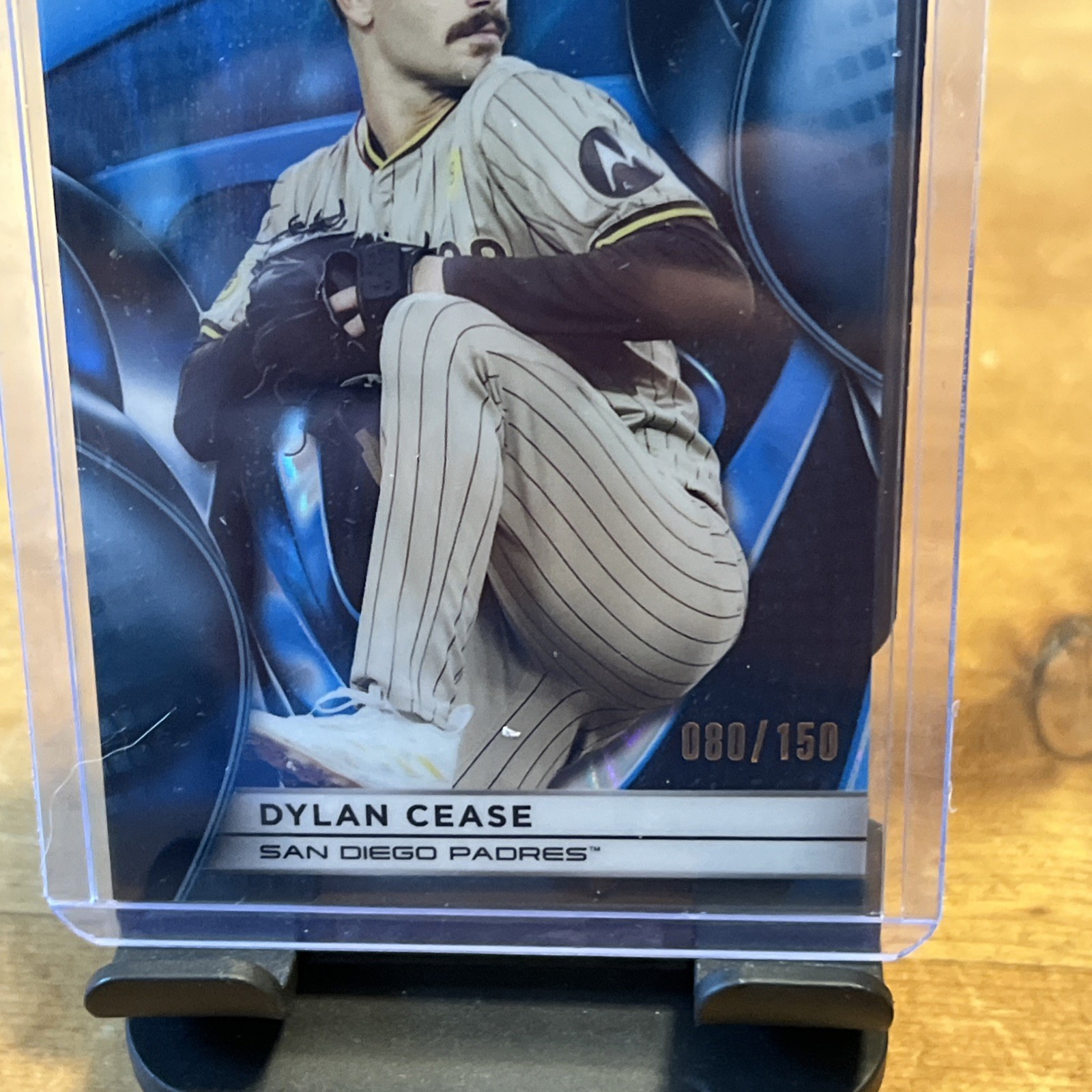 2025 Topps Chrome Black – Dylan Cease #73 Blue Refractor /150