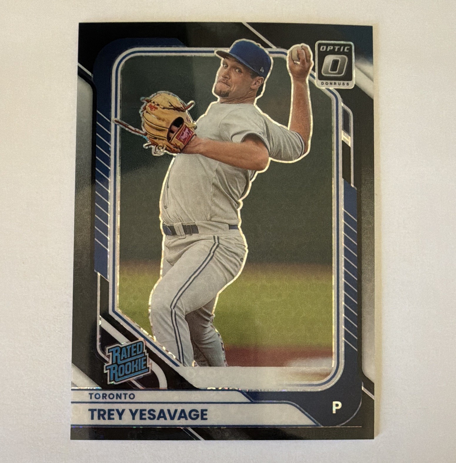 2026 Donruss Baseball Black Donut Rated Rookie Trey Yesavage Blue Jays #163