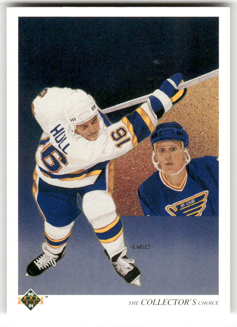 1990-91 Upper Deck #312 Brett Hull St. Louis Blues