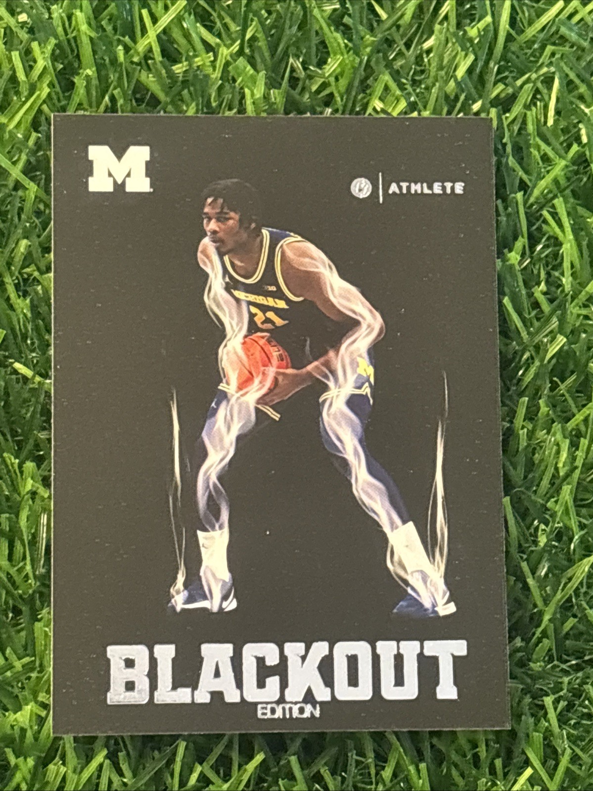 2025-26 Onit Morez Johnson Jr. Blackout #BL-2 Michigan Wolverines Basketball