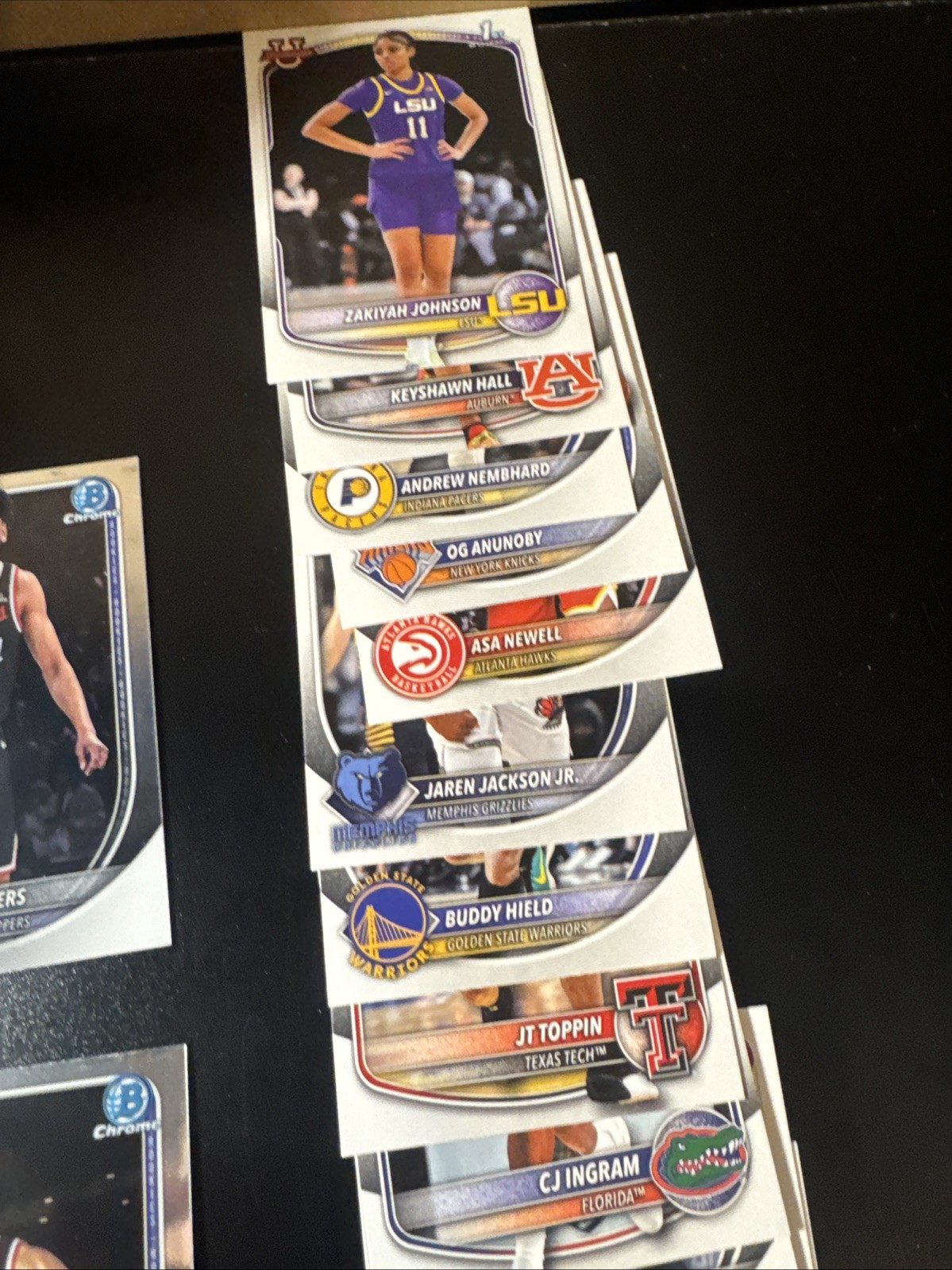 2025-26 Bowman Basketball Value Box NBA Chrome Topps Blaster