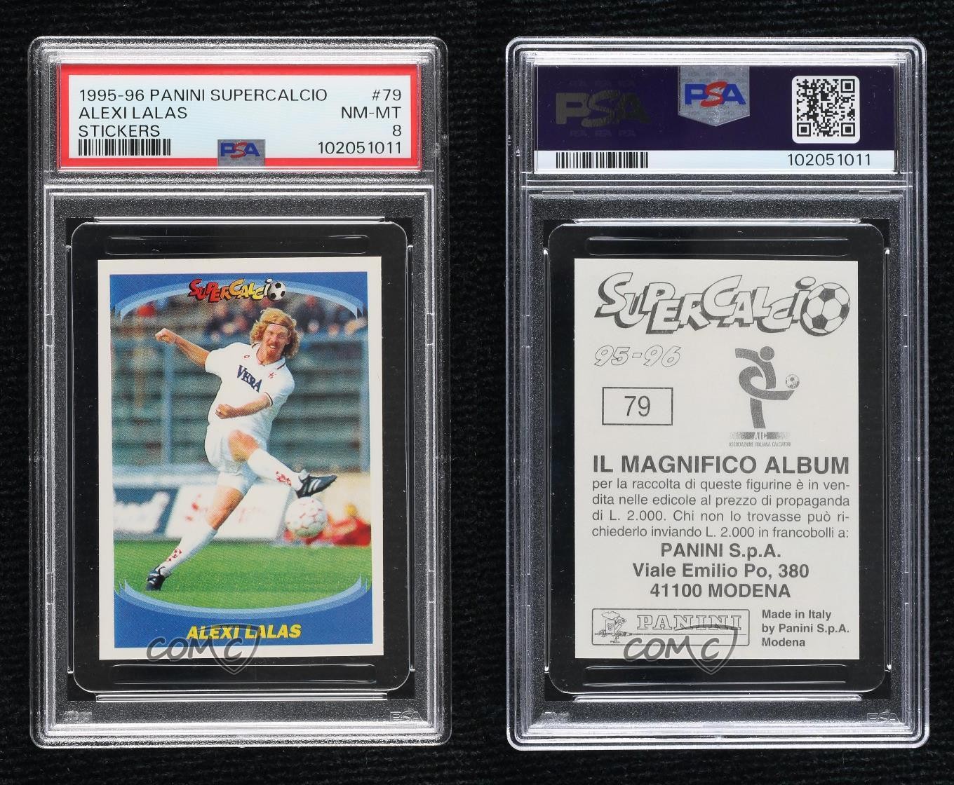 1995-96 Panini SuperCalcio Stickers Alexi Lalas #79 1uf4