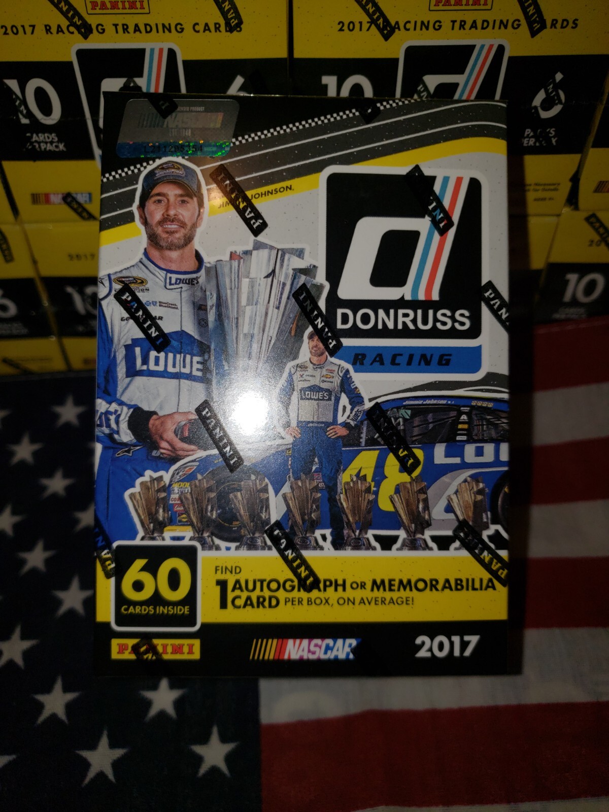 2017 Panini Donruss NASCAR Racing Factory Sealed Blaster Box – 1 Auto Or Mem/Avg