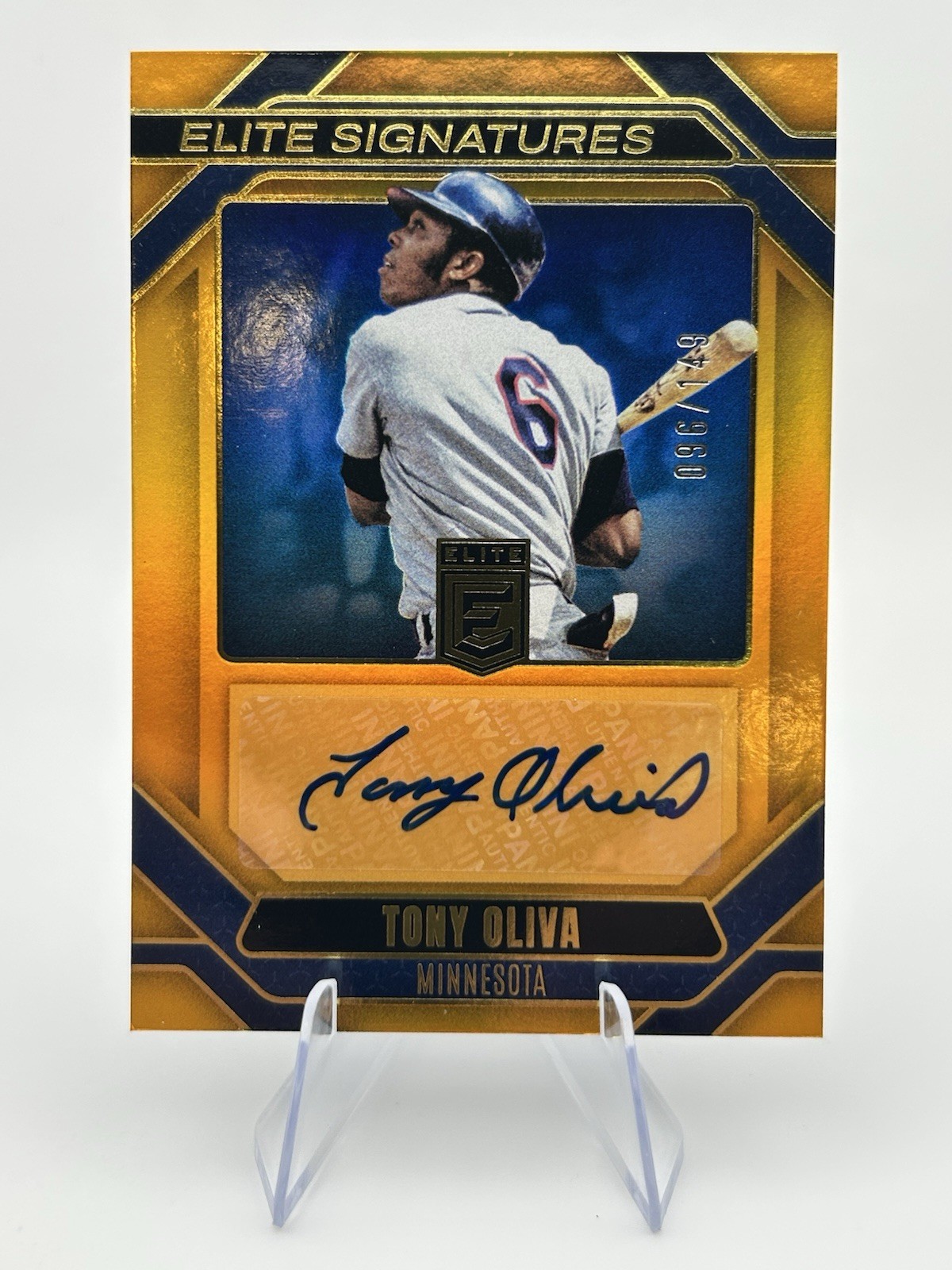 2026 Panini Donruss Elite Tony Oliva Elite Signatures Orange/149 ES-TO