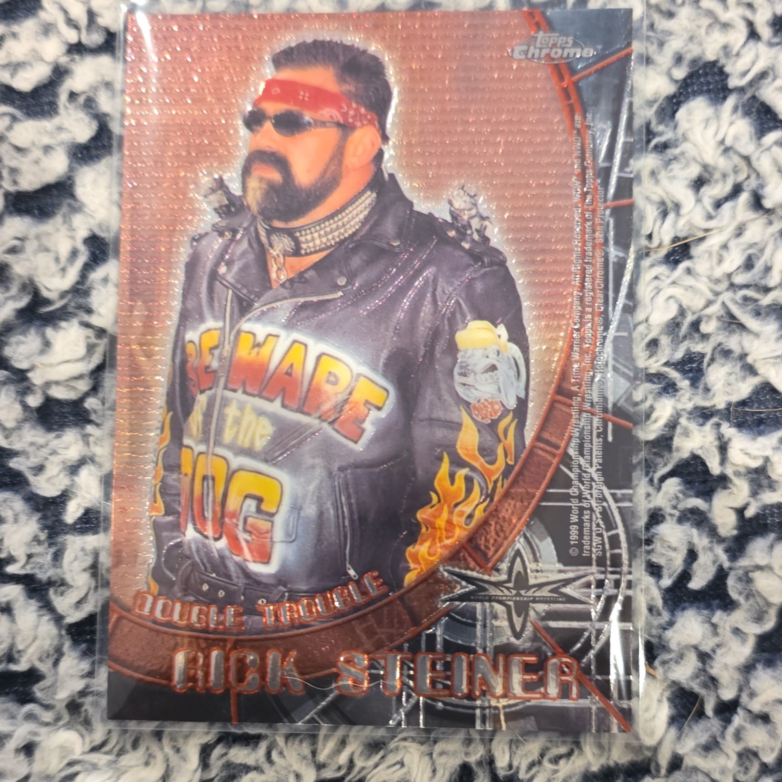 Topps 1999 Topps Chrome WWE Double Trouble 2-Card Lot Scott & Rick Steiner