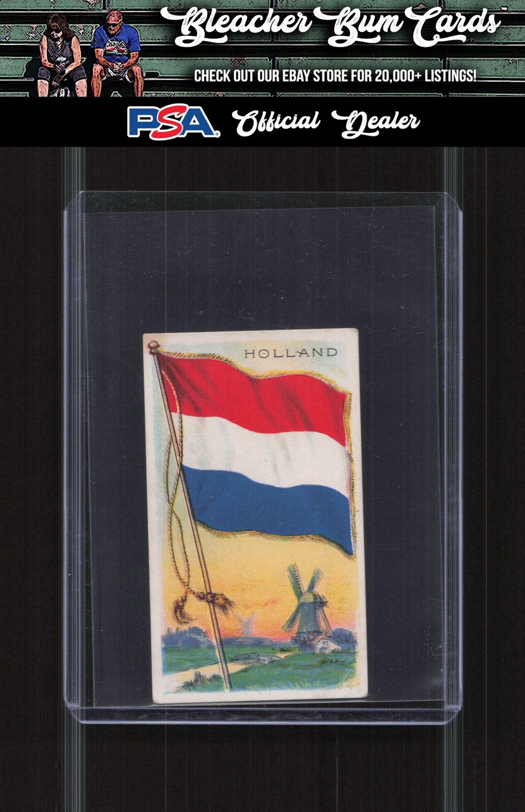 1910-11 Flags of All Nations (T59) Recruit NNO Holland VG