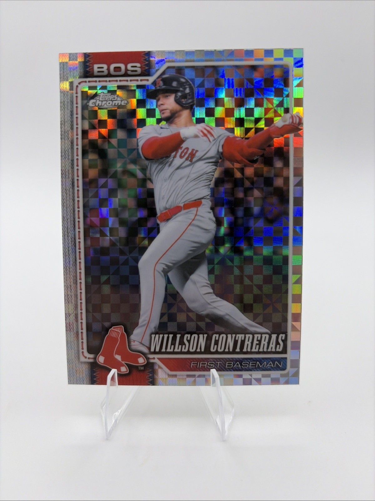 2026 Topps Chrome Wilson Contreras Xfractor #280 Red Sox