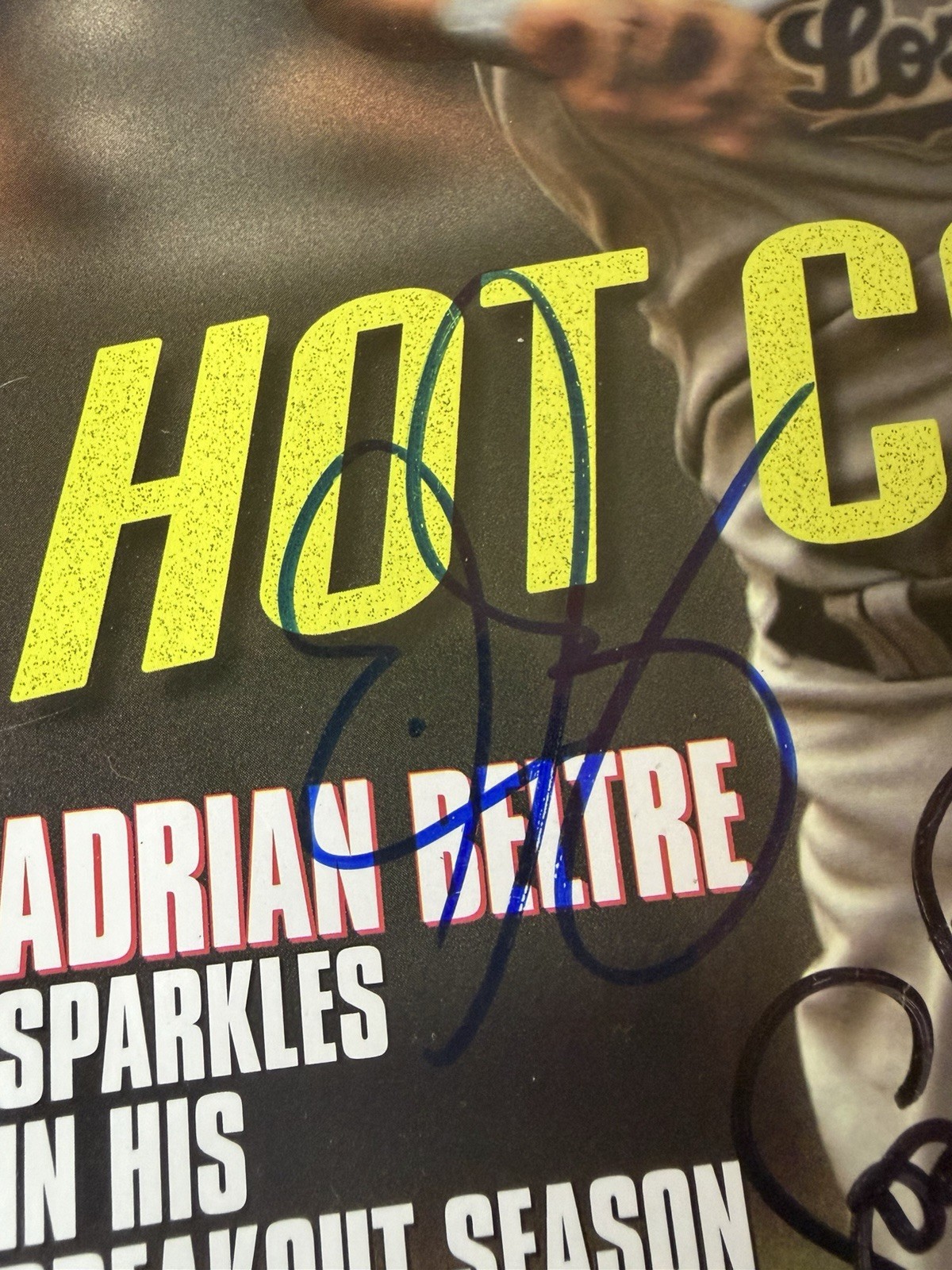 Adrian Beltre and Eric Gagne Signed Los Angeles Dodgers