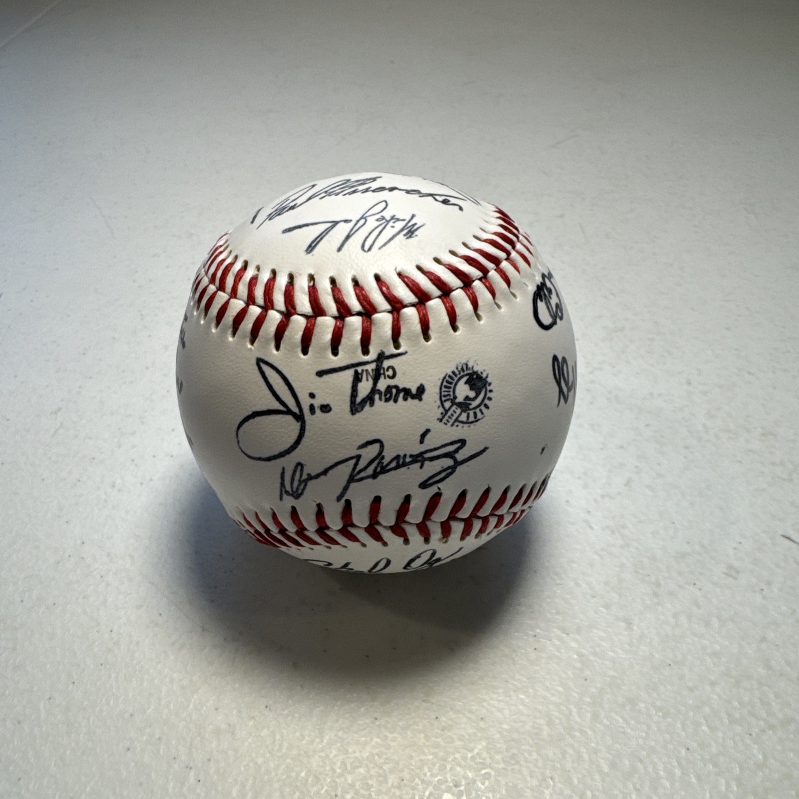 Signed Autograph Baseball Machine Print? Unknown Teams
