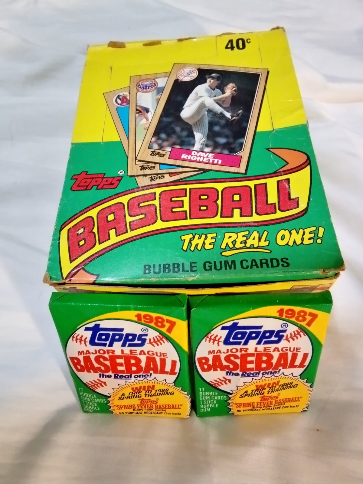1984-1995 TOPPS BASEBALL CARDS 13 WAX PACKS PLUS 3 RAK PACKS GREAT COLLECTION
