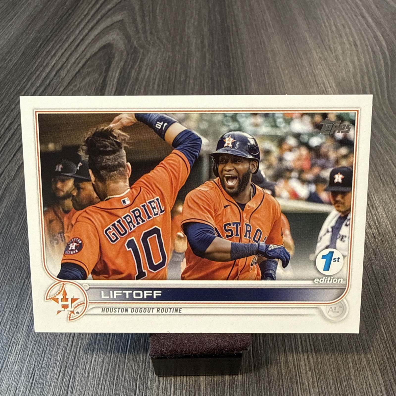 2022 Topps 1st Edition Yordan Alvarez Yuli Gurriel #110 Houston Astros Checklist