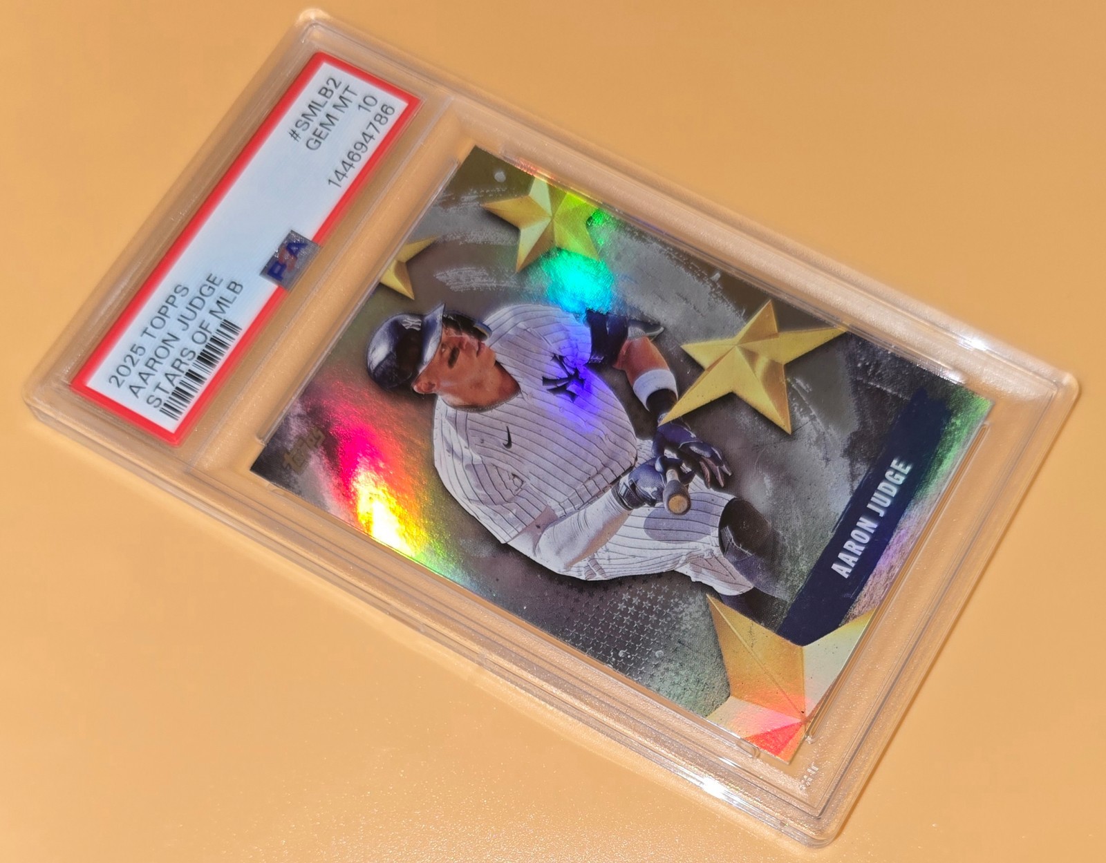 Aaron Judge PSA 10 2025 Topps Stars of MLB SMLB2 New York Yankees Fastest To 300