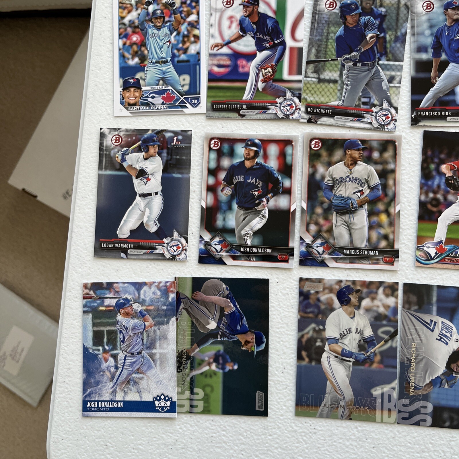 Toronto Blue Jays Cards Includes Bichette, Guerrero, Donaldson Option #1
