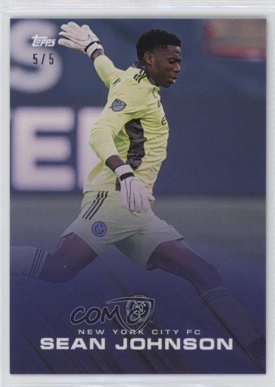 2020 Topps MLS Playoffs Purple 5/5 Sean Johnson #26B 2b6