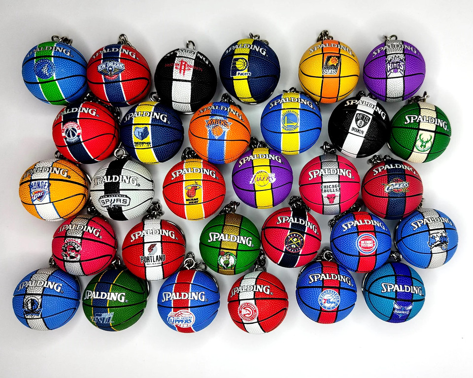 NBA Basketball Keychain – ALL TEAMS