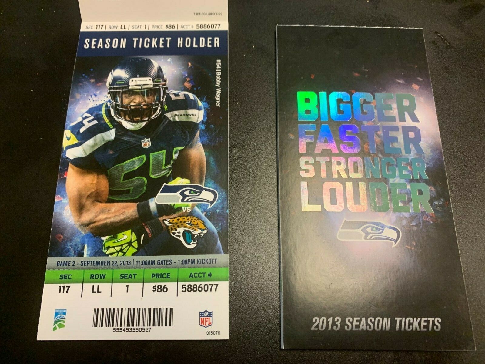 Seattle Seahawks 2013 Full Season Ticket Book – Super Bowl Champion Year