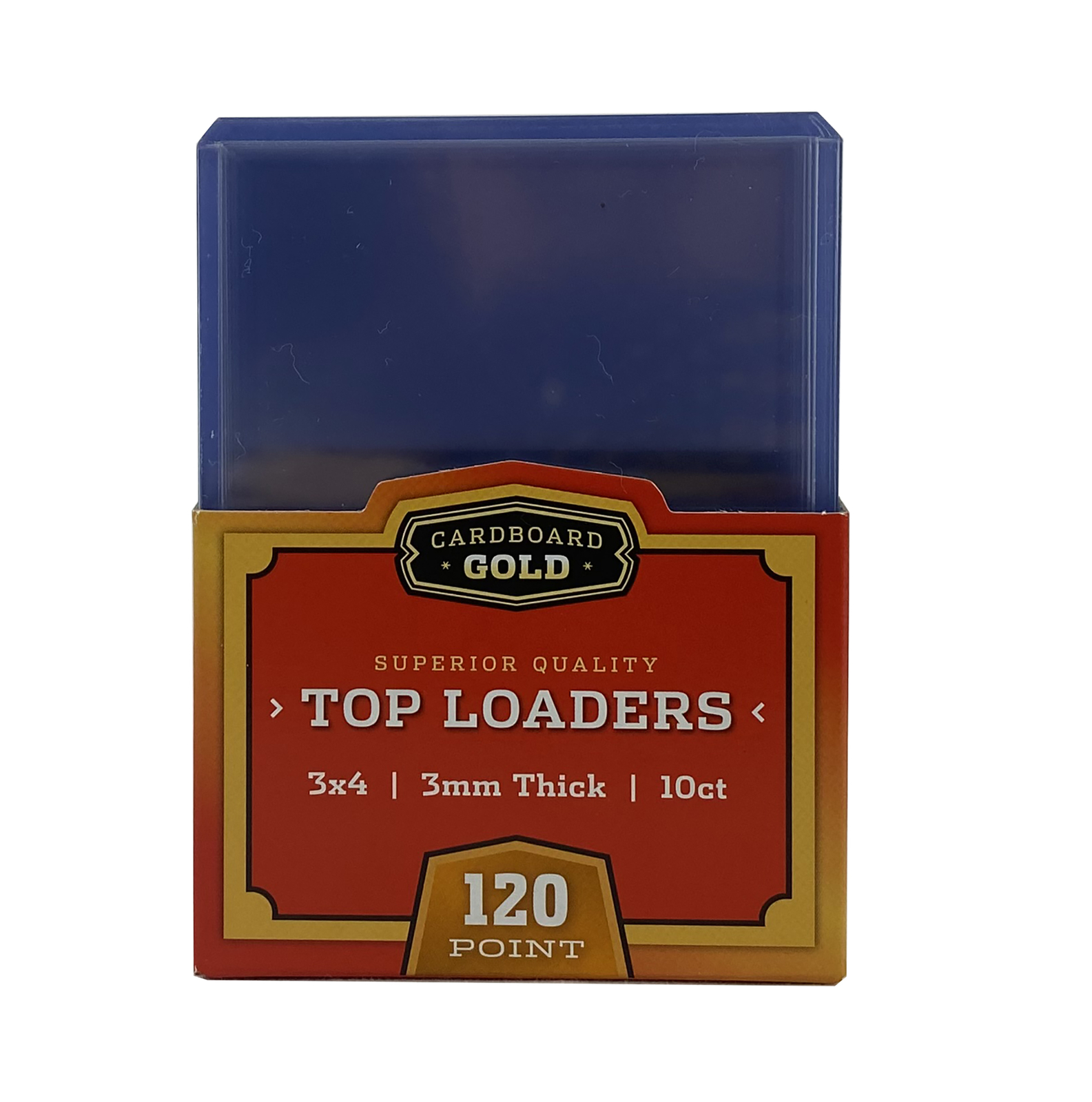 2 Packs – 20ct Ultra CBG Pro 120pt Top Loaders for Super Thick Cards Toploaders