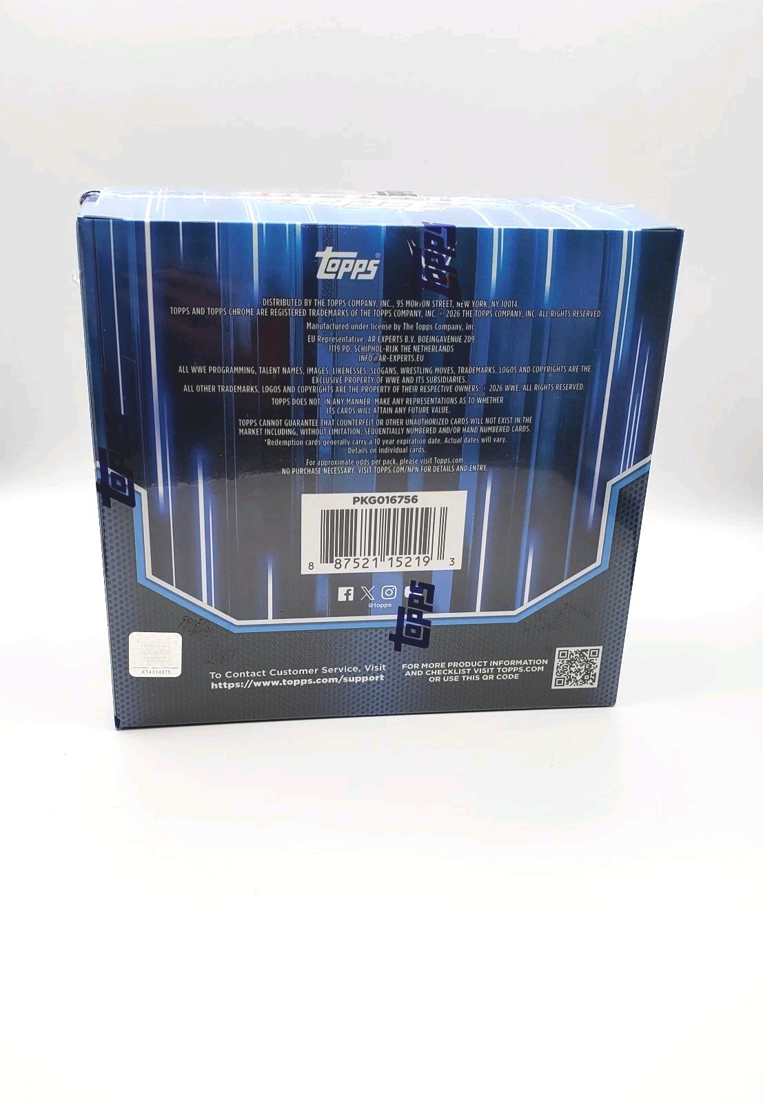 2026 Topps Chrome – WWE SAPPHIRE Edition – Hobby Box