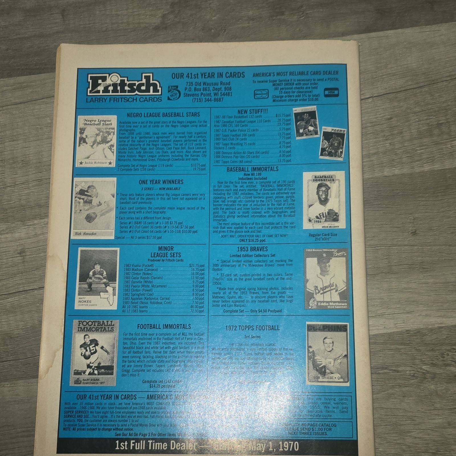 Baseball Card Price Guide Monthly June 1988 Price Guide Gregg Jefferies