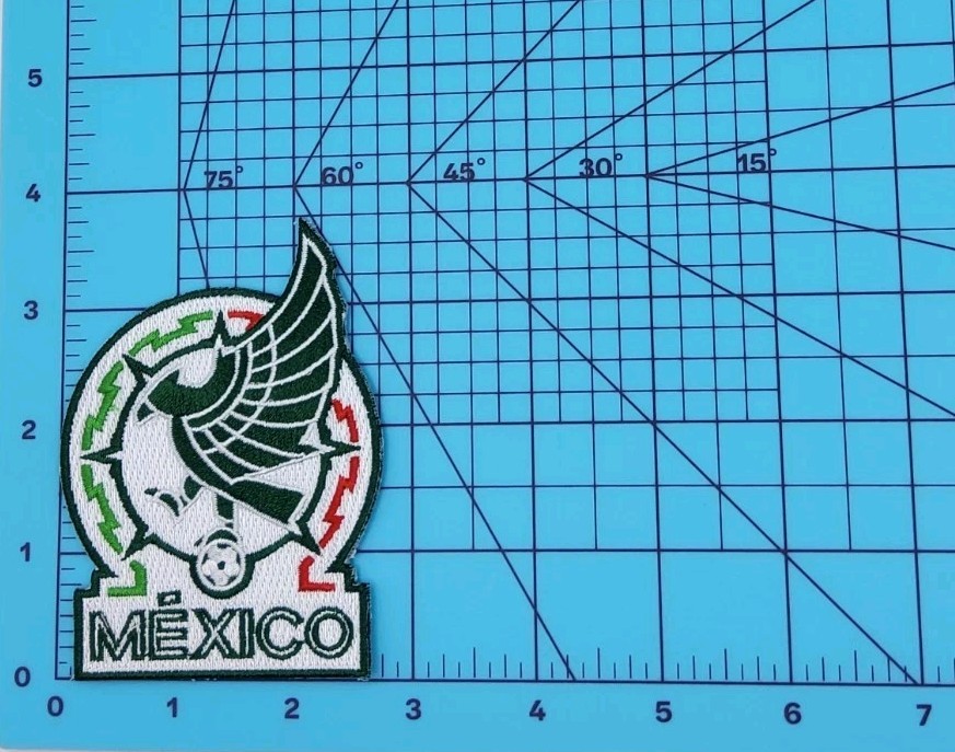MEXICO NATIONAL TEAM CONCACAF Futbol Soccer Embroidered Iron-on Patch – 3.75″