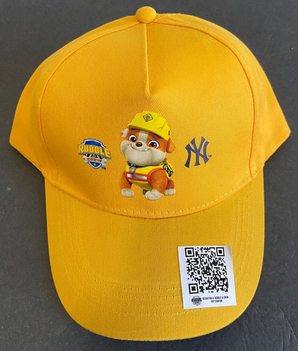 Paw Patrol Rubble & Crew Kids Snapback Puppy Hat New York Yankees SGA 8/22 2024