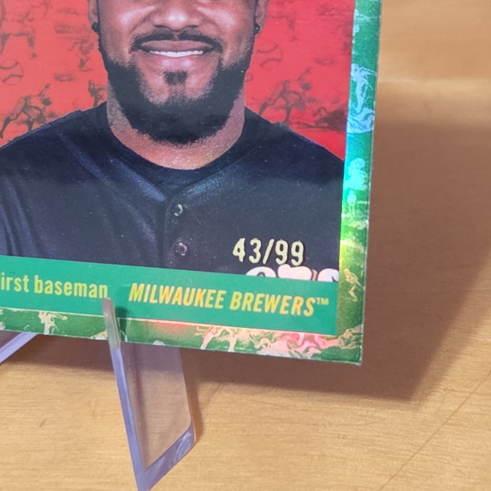 2025 Topps Chrome Platinum Anniversary – Prince Fielder Green Platinum Toile /99