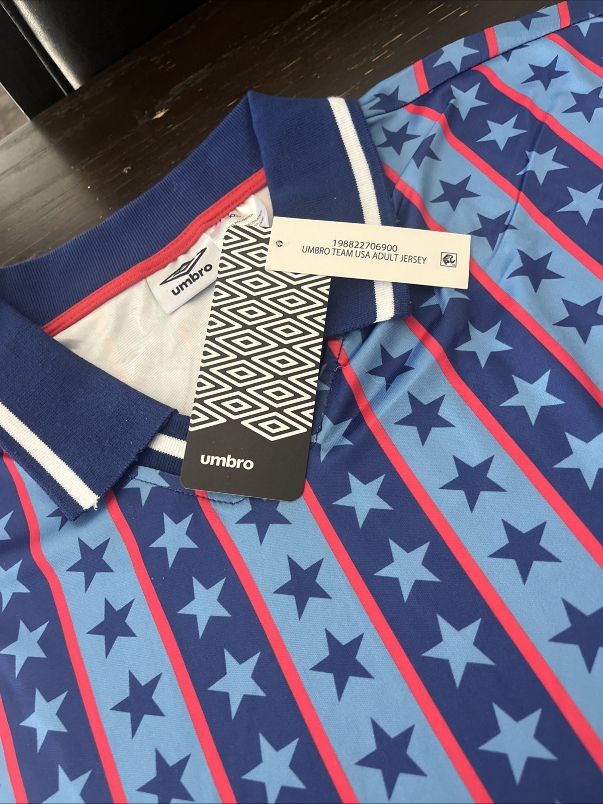 NWT Umbro United States National Soccer Team Jersey Men’s 2XL Blue