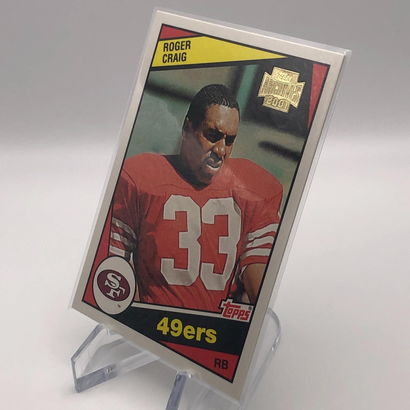 2001 Topps Archives Roger Craig #73 Reprint 1984 Topps #353 NFL RB