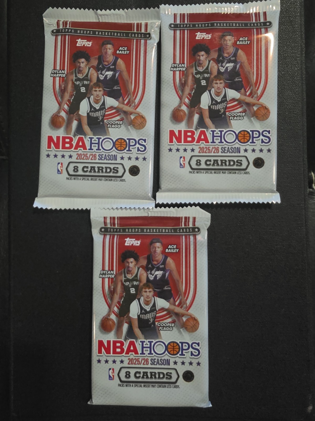 (1) Sealed 8 Card Pack 2025-26 NBA Hoops Hobby Blaster Basketball Cooper Flagg