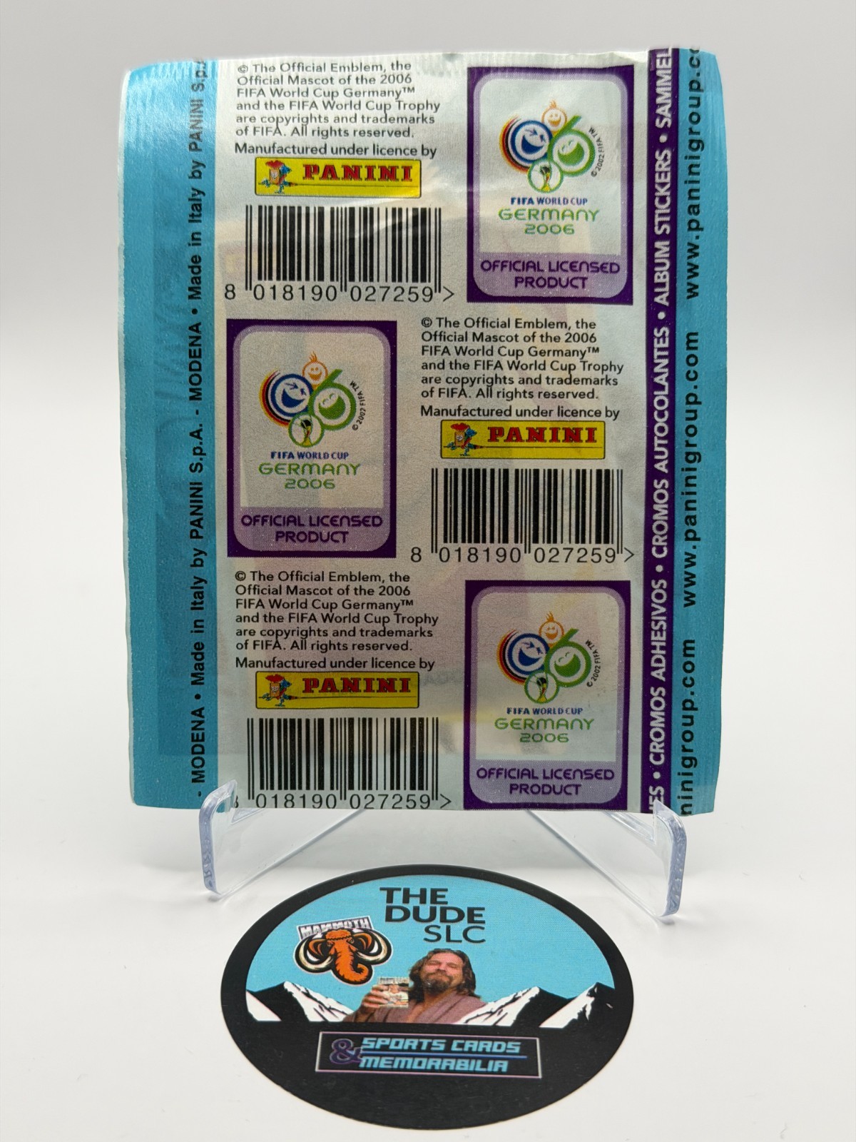 2006 Panini FIFA World Cup Germany Unopened Pack – Messi! Ronaldo! Rookies!