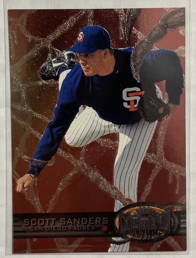 1997 Fleer Metal Baseball Scott Sanders Base Card #224 Complete Your Set! ⚾️