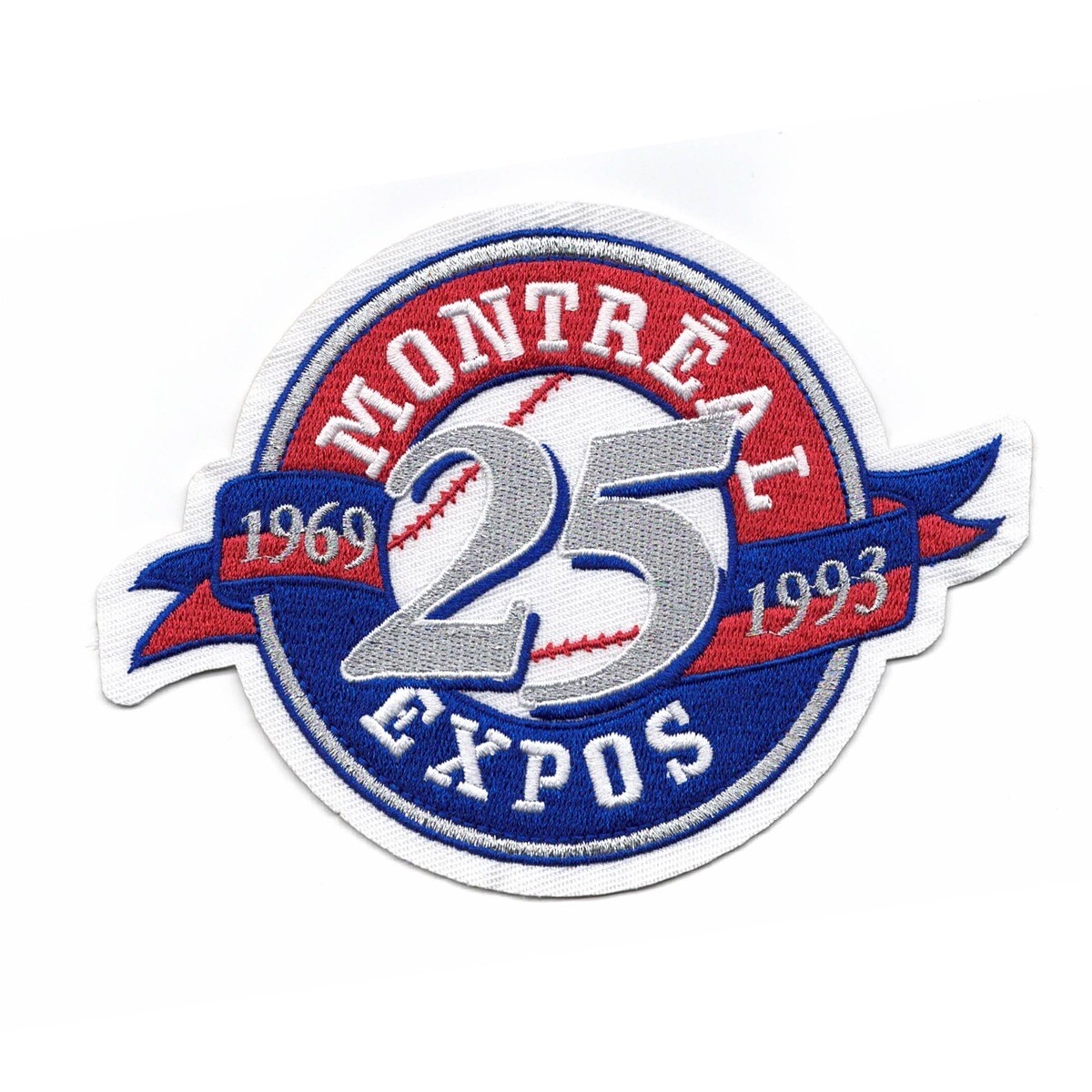 1993 Montreal Expos 25th Anniversary Logo Sleeve Jersey Patch