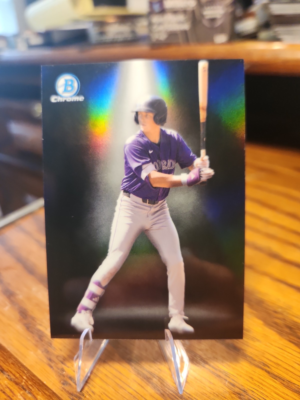 2026 Bowman Chrome Ethan Holliday Spotlight #BS-13 SSP Rockies