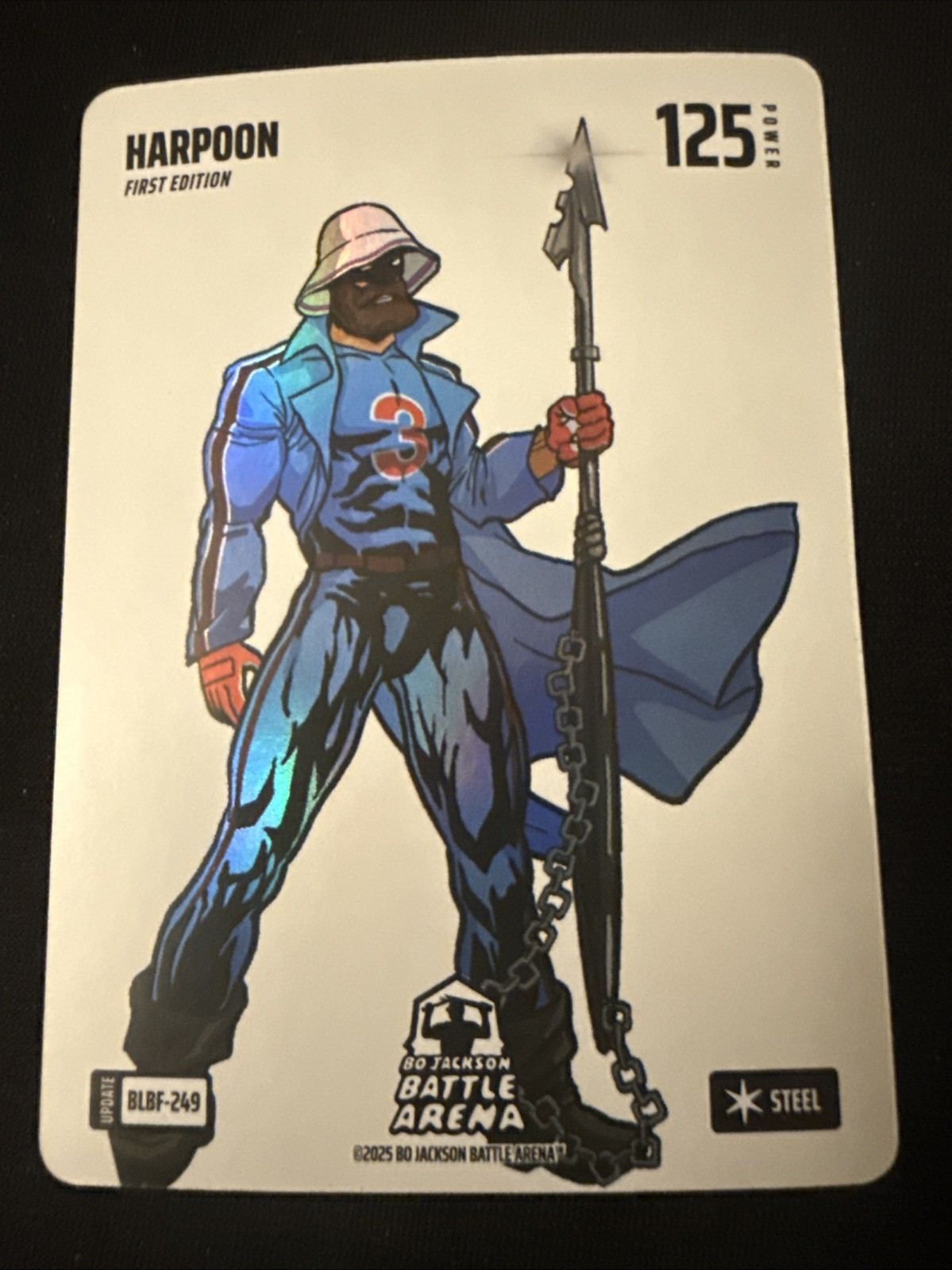 Bo Jackson Battle Arena HARPOON ~ 1ST EDITION ~ Blizzard Battlefoil BLBF-249