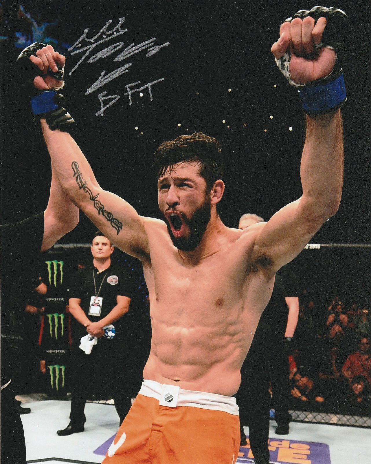 MARCO POLO REYES SIGNED AUTO 8X10 PHOTO UFC 199 FIGHT NIGHT TUF LATIN AMERICA B
