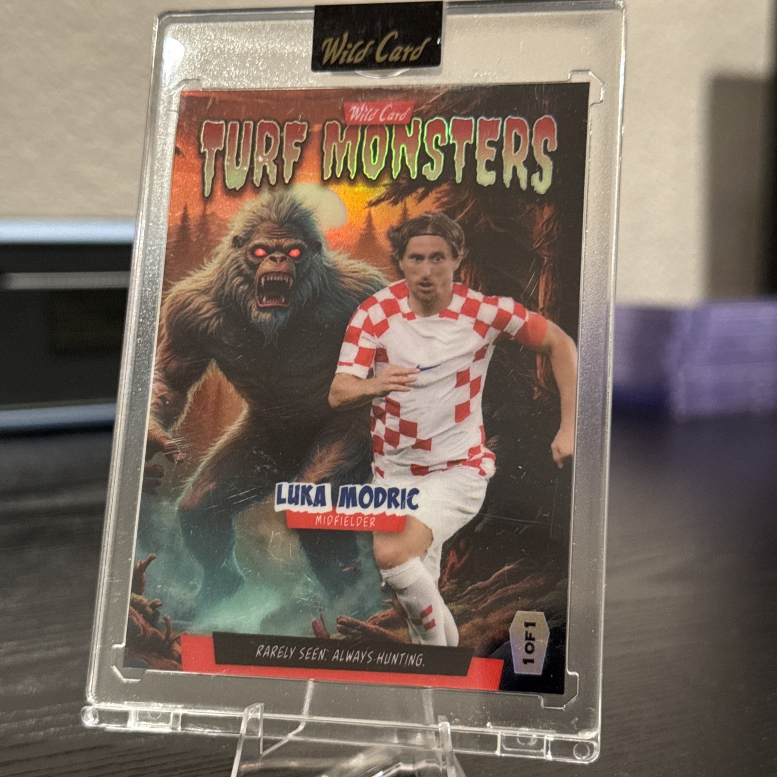 Wild Card Turf Monsters Luka Modric AC Milan/Croatia World Cup Soccer 1 Of 1