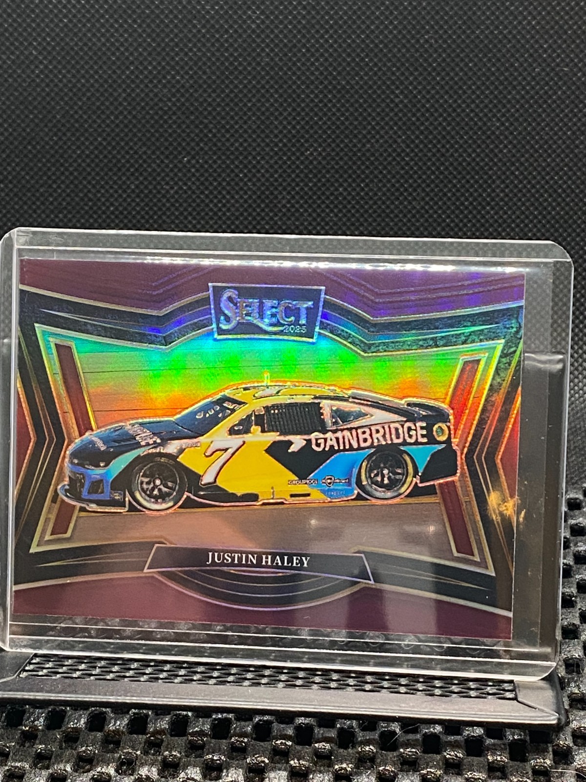 Justin Haley 2025 Select Racing Maroon Prizm #100/125 #164 Pit Road