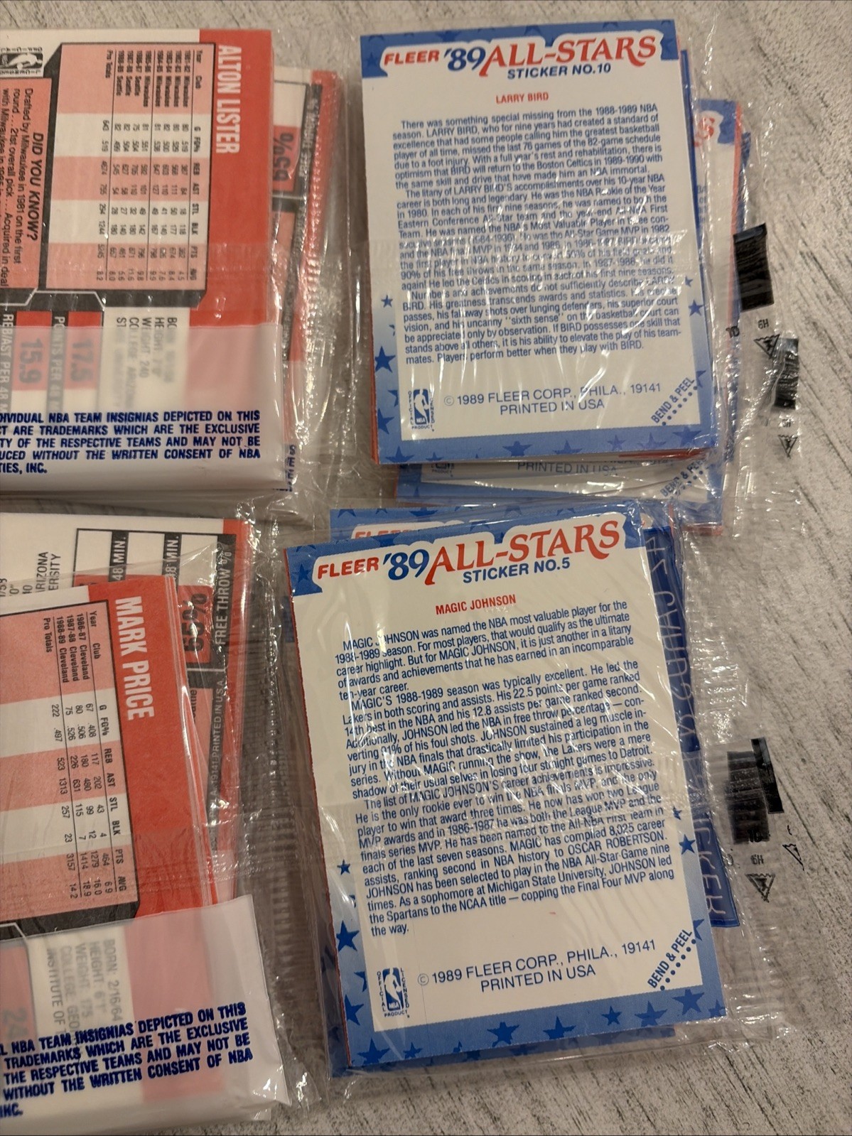 1989 Fleer Basketball Rack Packs Brand New Factory Sealed! Hunt for Jordan!